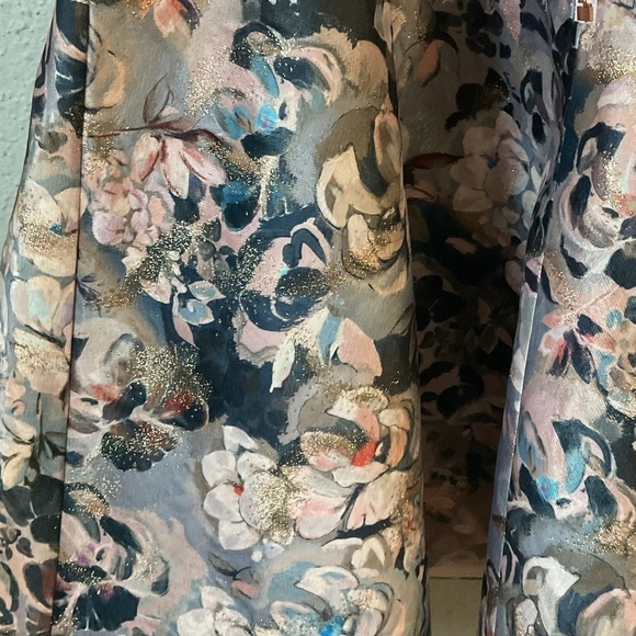 Ted Baker Armalia Pink Floral Jacquard Skater Dress Size 2 - Picture 8 of 15